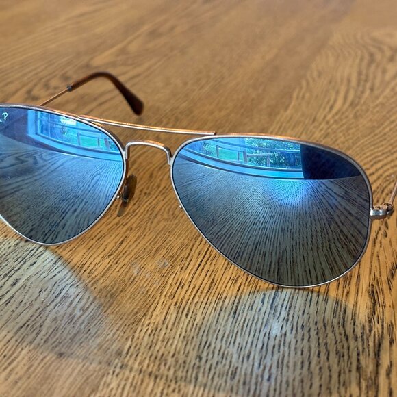 Ray Ban Aviators Classic in Mirror and Bronze - Picture 1 of 5